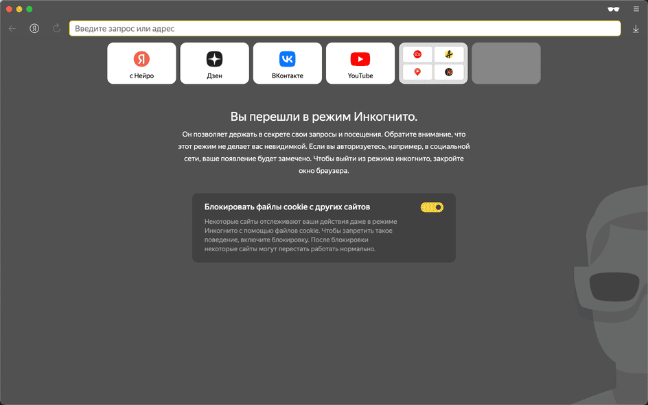 Как включить и отключить режим инкогнито в Яндекс Браузере, инструкция для всех устройств