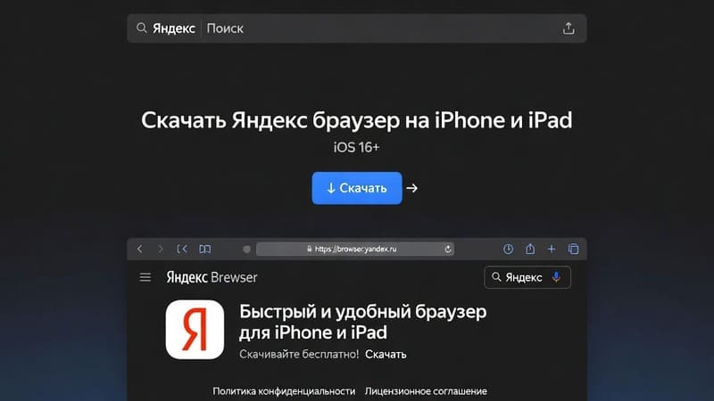 Скачать Яндекс Браузер для iPhone и iPad